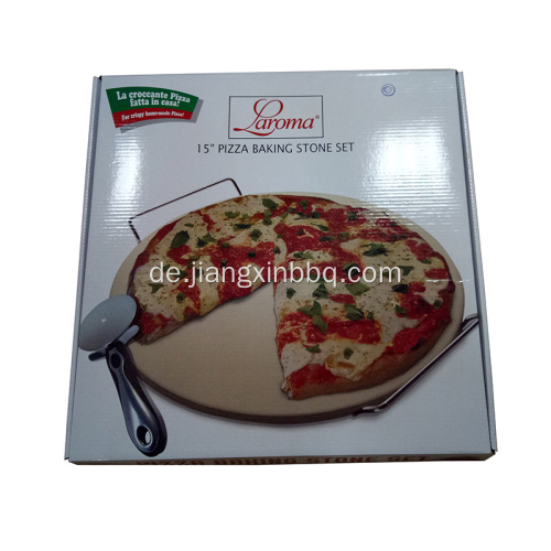 16 Zoll rundes Pizzastein-Set